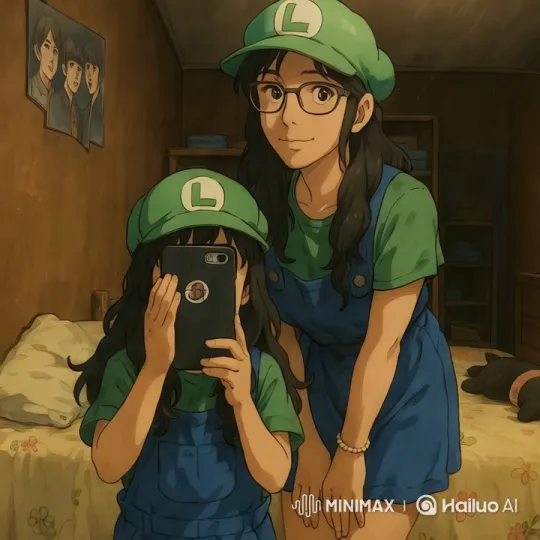 Nostalgic Childhood Scene with Young Girls in Cozy Room – AI Generated Video | Hailuo AI