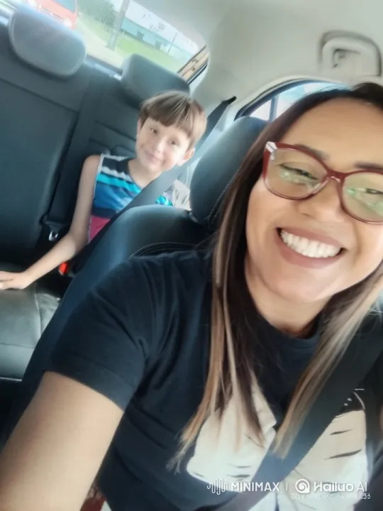 Relaxed Car Ride with Woman and Boy in Live2D Animation – AI Generated Video | Hailuo AI