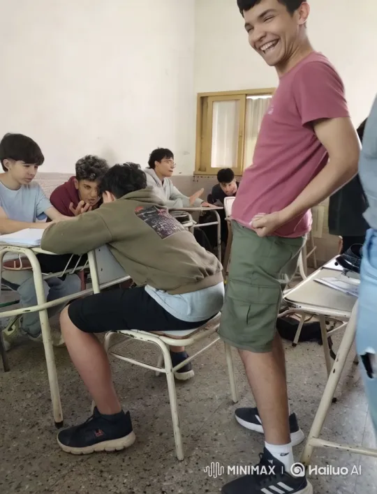 Students Embrace in Heartwarming Classroom Unity – AI Generated Video | Hailuo AI