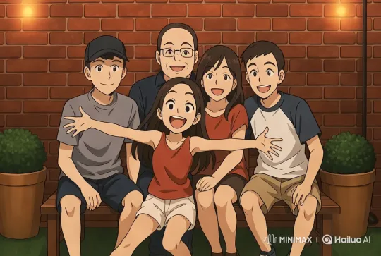 Family Portrait: Warmth and Unity Captured – AI Generated Video | Hailuo AI