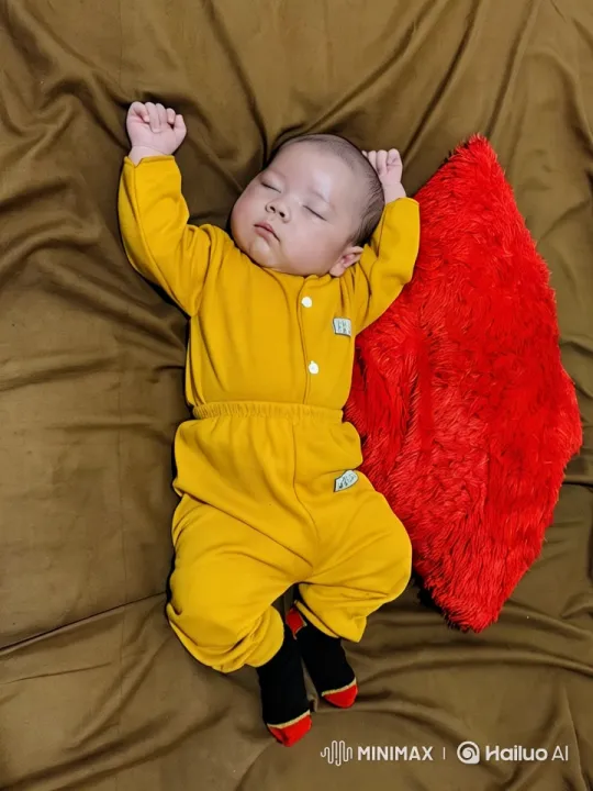 Baby Kungfu Practice with Colorful Props – AI Generated Video | Hailuo AI