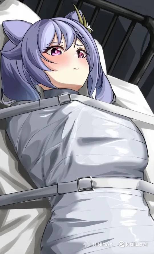 Close-up Detail Study of Character with Purple Hair – AI Generated Video | Hailuo AI