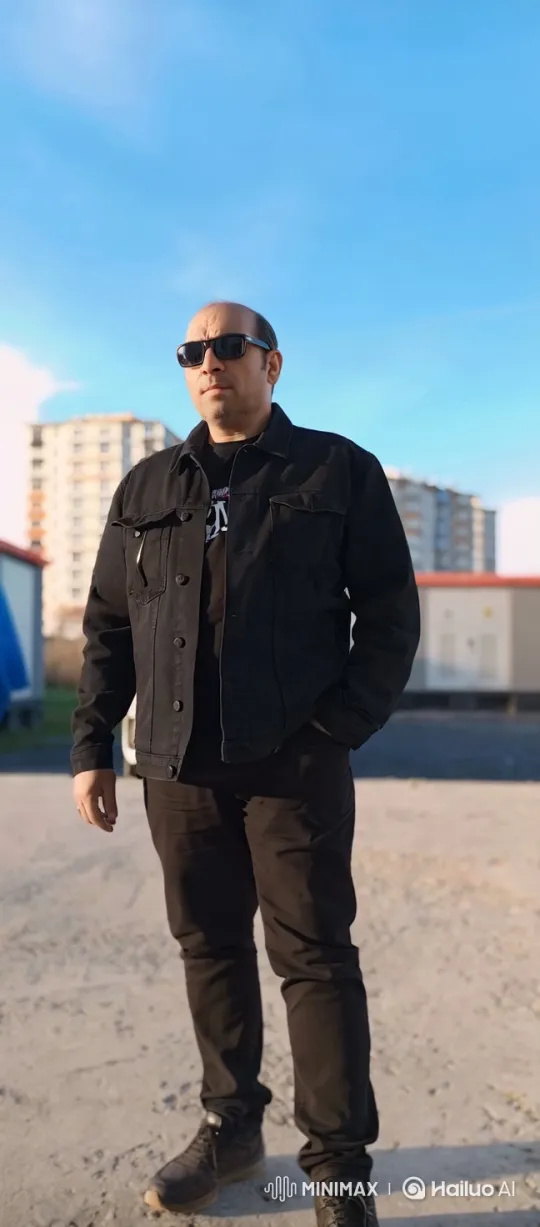 Man Walks with Gun, Aims at Camera in Dramatic Scene – AI Generated Video | Hailuo AI