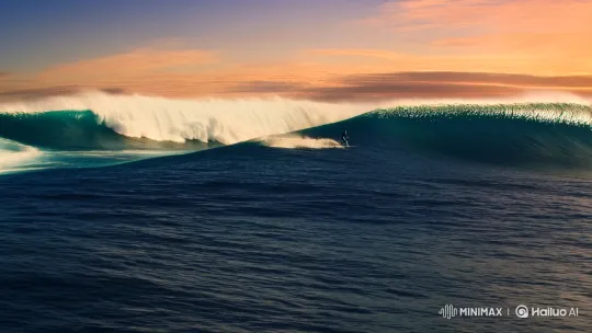Alien Planet Surfing: A Cosmic Wave Ride – AI Generated Video | Hailuo AI