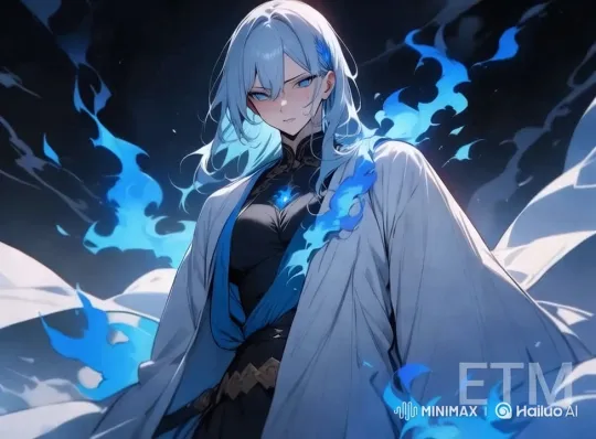 Mysterious Character in Ethereal Flames with Intense Presence – AI Generated Video | Hailuo AI
