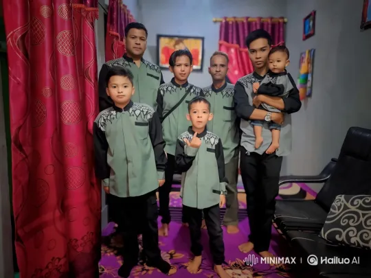 Harmonious Group in Colorful Room Captured by Cinematic Camera Work – AI Generated Video | Hailuo AI
