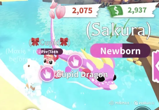 Cupid Dragon Enjoys Serene Swim in Turquoise Pool – AI Generated Video | Hailuo AI