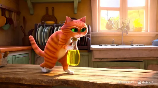 Whimsical Kitchen Adventures of a Culinary Cat – AI Generated Video | Hailuo AI