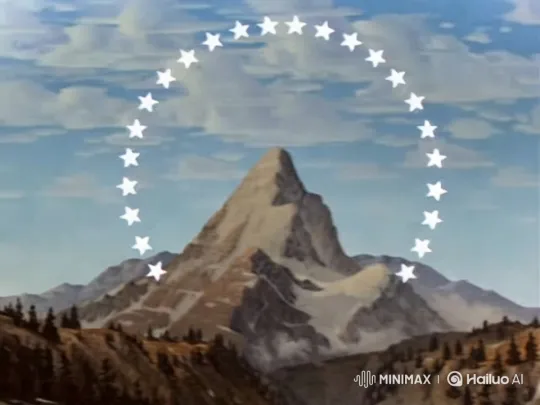 Vibrant Chinatown Transition with Majestic Mountain Peak Opening – AI Generated Video | Hailuo AI