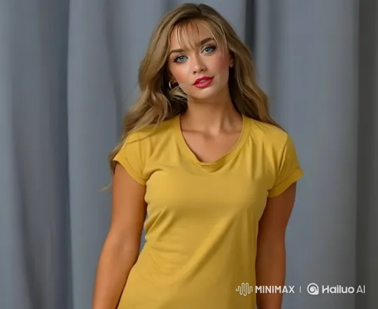Woman Stretching and Yawning in Serene Video – AI Generated Video | Hailuo AI