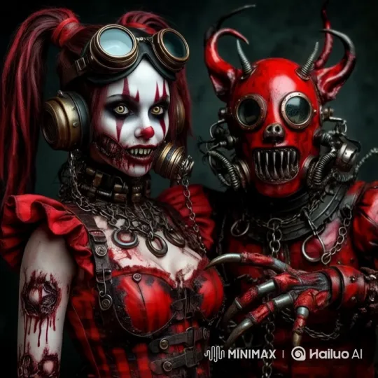 Steampunk Characters in Live2D with Realistic Movements – AI Generated Video | Hailuo AI
