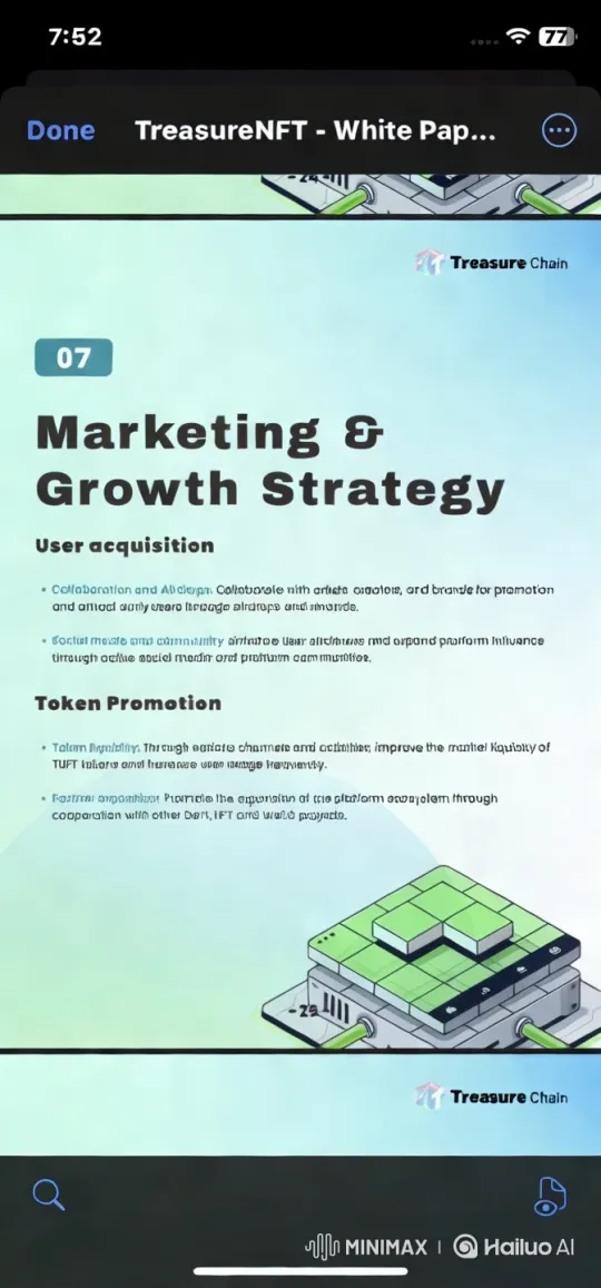 TreasureNFT Marketing & Growth Strategy Overview – AI Generated Video | Hailuo AI