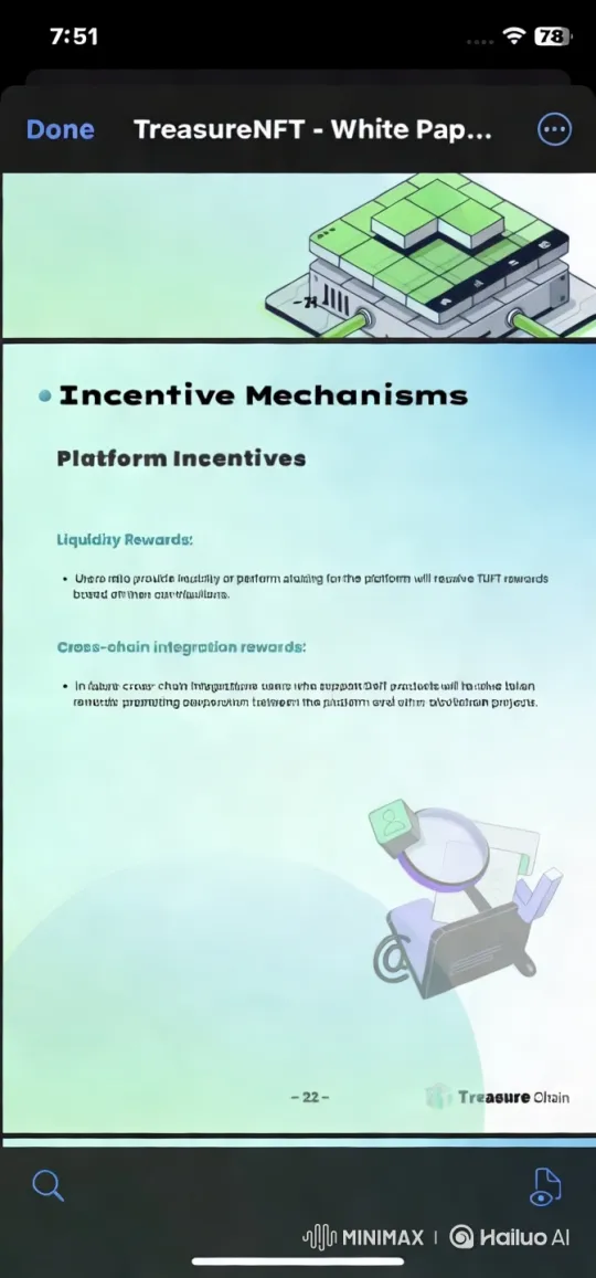 TreasureNFT White Paper: Incentive Mechanisms and Rewards – AI Generated Video | Hailuo AI