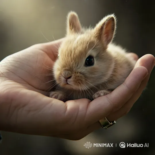 Ultra-Realistic Close-Up of a Baby Bunny – AI Generated Video | Hailuo AI