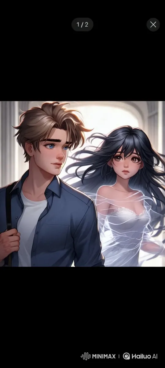 Animated Characters in Serene Hallway Setting – AI Generated Video | Hailuo AI