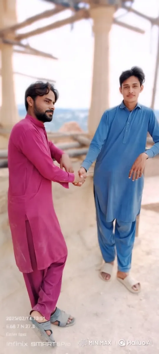 Intimate Connection Amidst Construction: Aesthetic Study – AI Generated Video | Hailuo AI