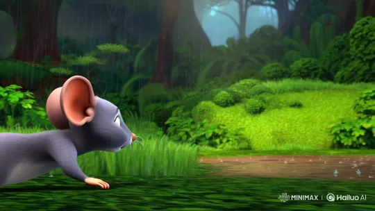 Small Mouse and Gentle Lion's Unbreakable Friendship – AI Generated Video | Hailuo AI