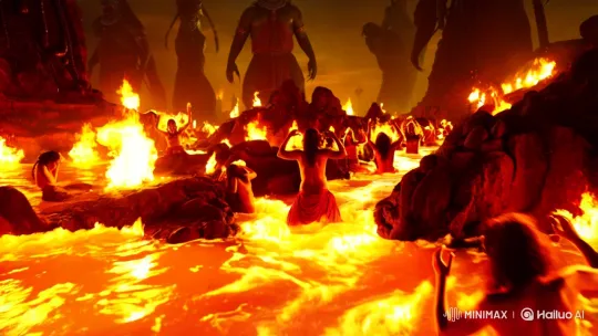 Hellish Naraka: A Cinematic Journey Through Mythological Horror – AI Generated Video | Hailuo AI
