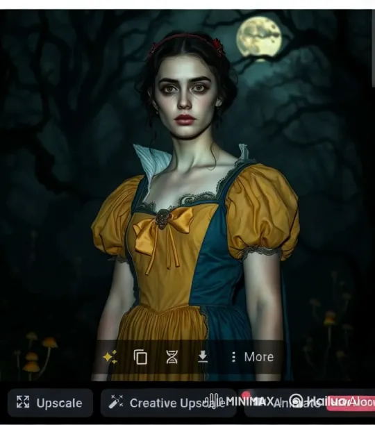 Snow White in Eerie Forest: A Dark Animation – AI Generated Video | Hailuo AI