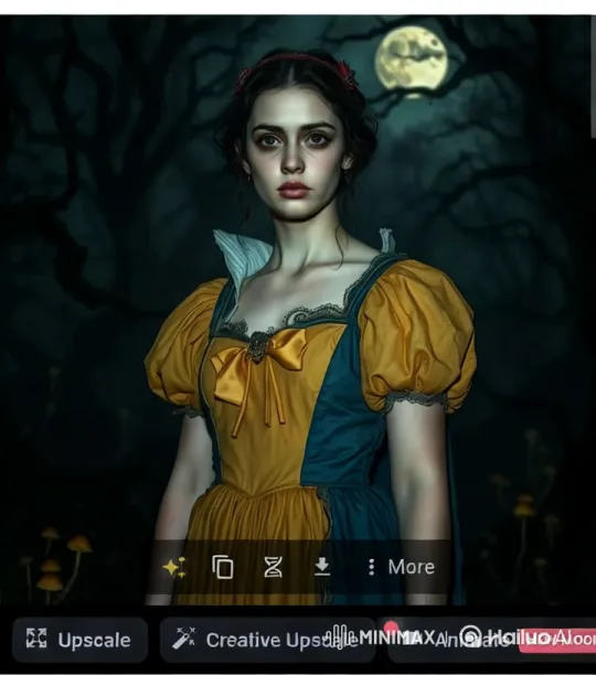 Snow White in Eerie Forest: Horror Fan Film Short – AI Generated Video | Hailuo AI
