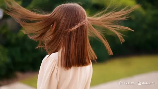 Girl in Wind: A Study in Serenity and Elegance – AI Generated Video | Hailuo AI