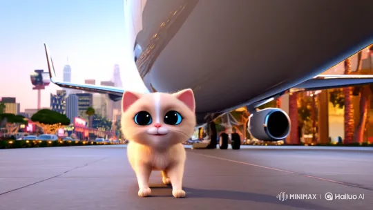 Baby Pygmy Cat Meowing Meow's Glamorous Life – AI Generated Video | Hailuo AI