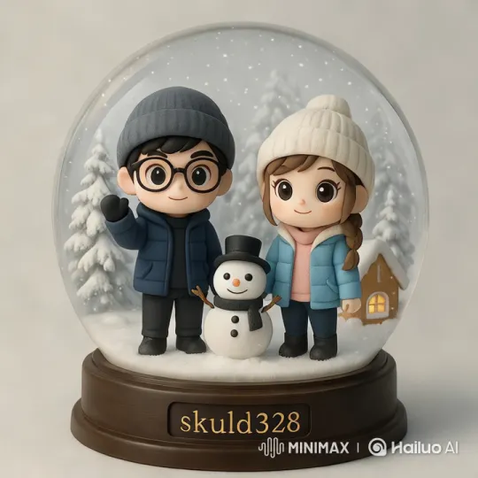 Magical Winter Wonderland: Crystal Ball Escape – AI Generated Video | Hailuo AI