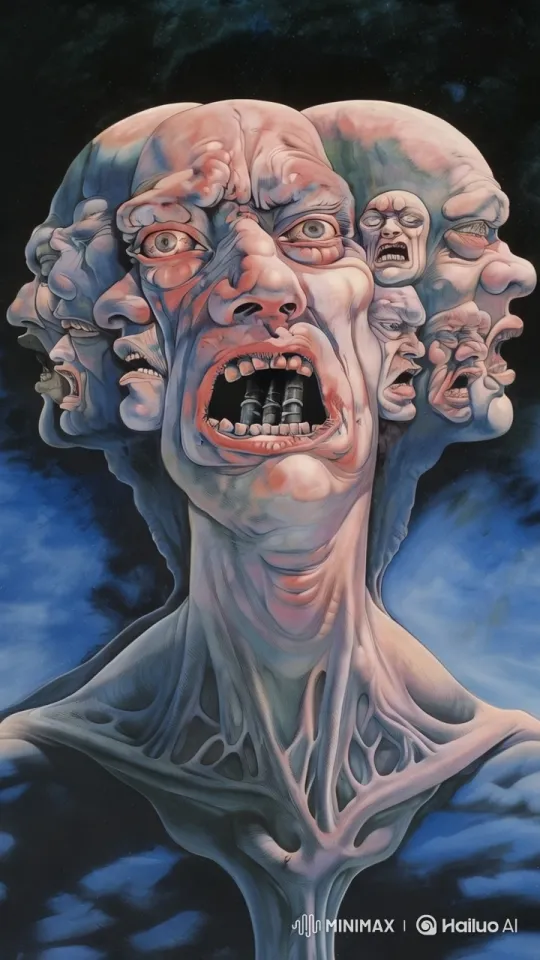 Surreal Distortion: Schizoid Man's Mind Unveiled – AI Generated Video | Hailuo AI