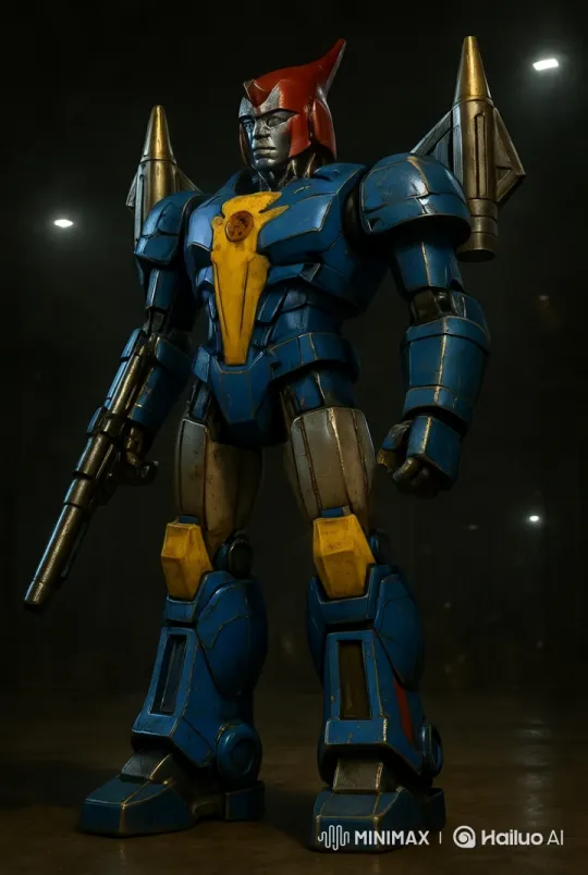 Robotic Giant Showcases Strength in Industrial Setting – AI Generated Video | Hailuo AI