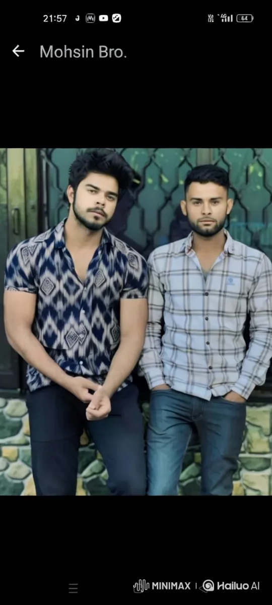 Two Young Men Dance in Front of Elegant Gate – AI Generated Video | Hailuo AI
