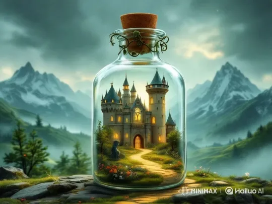 Miniature Castle Inside a Glass Ball: An Artistic Journey – AI Generated Video | Hailuo AI