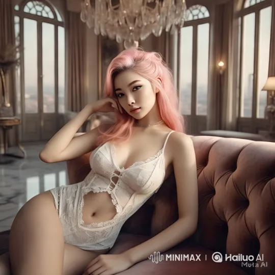 Luxurious Aesthetic: Model Showcases Elegance in Grand Room – AI Generated Video | Hailuo AI