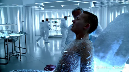Futuristic Lab Examines Terrified, Crystallized Subjects – AI Generated Video | Hailuo AI