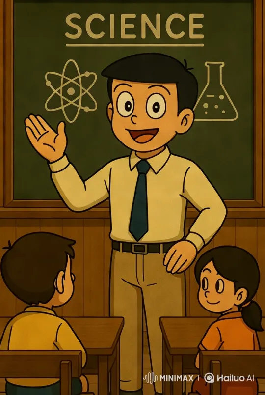 Indian Teacher Inspires Students in Animated Classroom – AI Generated Video | Hailuo AI