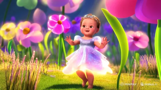 Enchanted Toddler Dancing in Dreamy Meadow – AI Generated Video | Hailuo AI