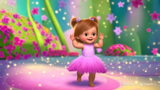 Magical Toddler's Enchanting Dance in Pastel Paradise – AI Generated Video | Hailuo AI