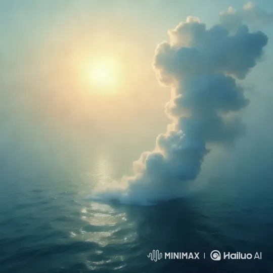 Sunrise Ocean Mist: A Majestic Natural Display – AI Generated Video | Hailuo AI