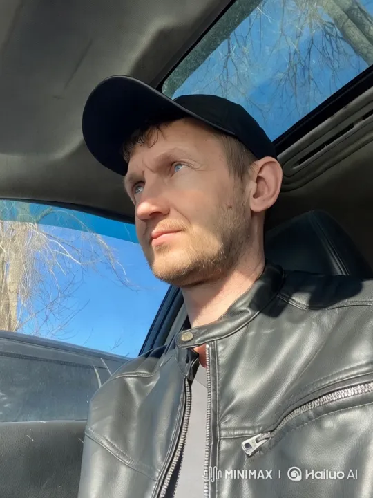 Man in Car Extends Hand with Warm Smile – AI Generated Video | Hailuo AI