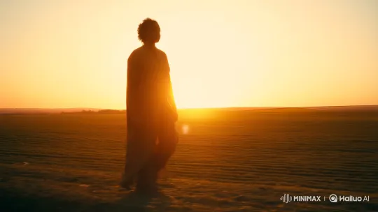 Sunlit Journey: A Cinematic Dance with Shadows – AI Generated Video | Hailuo AI