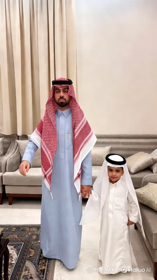 Traditional Attire Dance in Elegant Living Room Setting – AI Generated Video | Hailuo AI