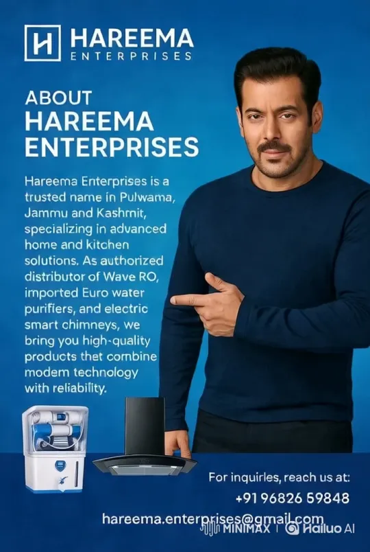Hareema Enterprises: Trusted Home Solutions in Pulwama – AI Generated Video | Hailuo AI