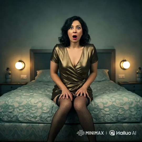 High-End Bedroom Scene Showcasing a Woman's High Heels – AI Generated Video | Hailuo AI