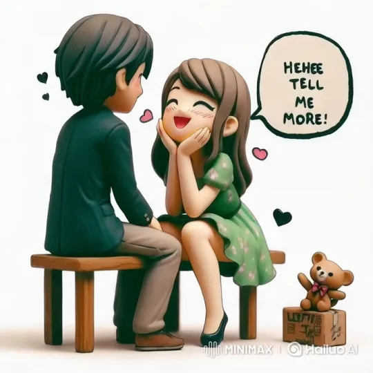 Romantic Couple's Whimsical Stop Motion in Live2D – AI Generated Video | Hailuo AI