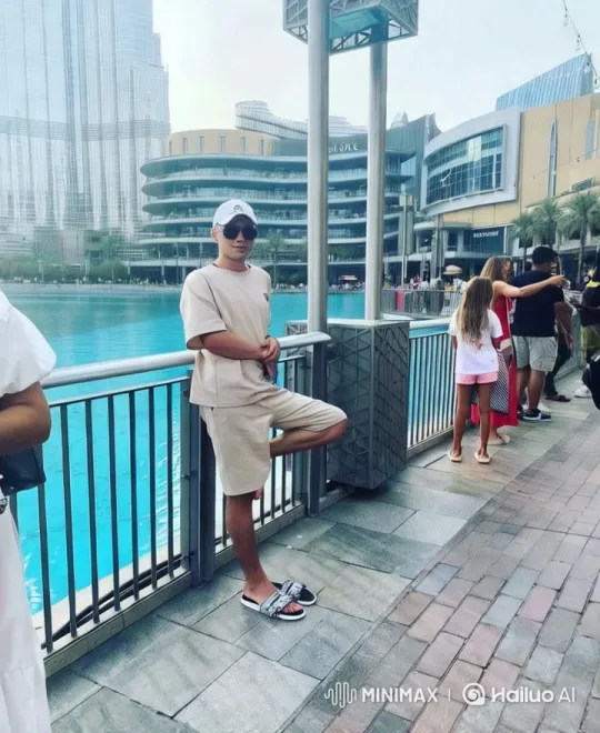 Man Smoking by Modern Cityscape – AI Generated Video | Hailuo AI