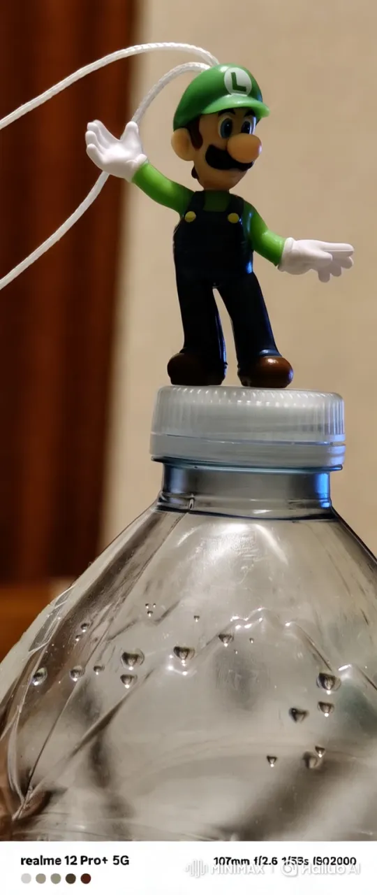 Luigi Bros Rappels and Climbs in Bottle Scene – AI Generated Video | Hailuo AI
