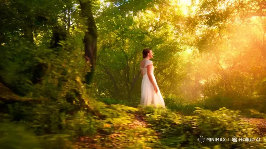 Enchanted Forest: Woman Awakens Tree-Man with Touch – AI Generated Video | Hailuo AI