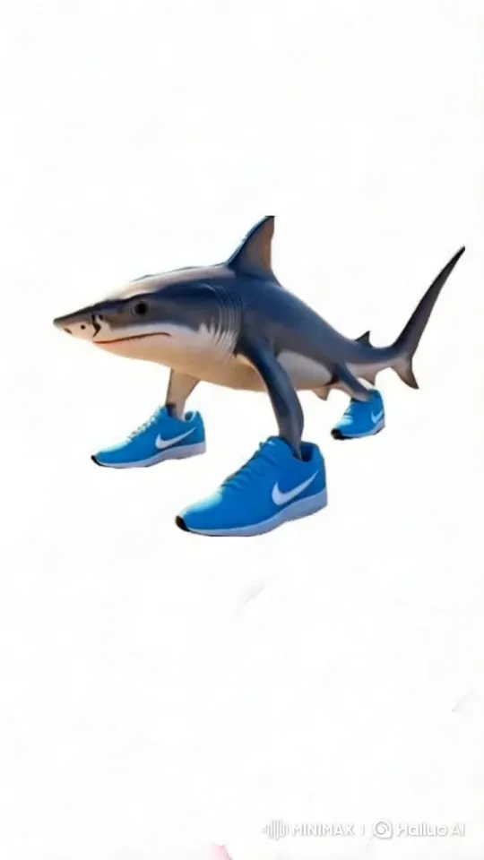 Shark Tralalelo Kicks Screen in High-Style Aesthetic Video – AI Generated Video | Hailuo AI