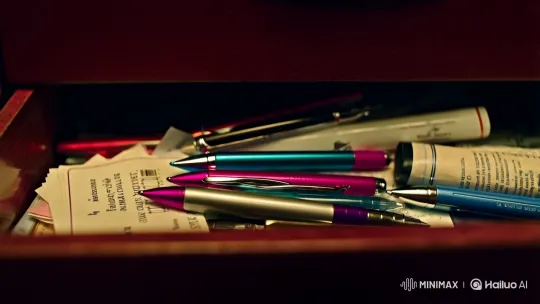 Title: "Stationery Romance: Passion Amidst Office Chaos" – AI Generated Video | Hailuo AI