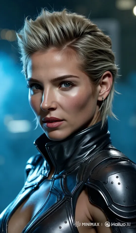 Futuristic Character in Live2D with Realistic Animation – AI Generated Video | Hailuo AI