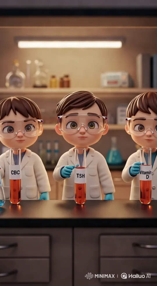 Cute Scientists Experiment with Health Tests – AI Generated Video | Hailuo AI